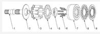 Profesjonalne części hydrauliczne Sauer Danfoss, części wymienne SPV23 MF23 Danfoss